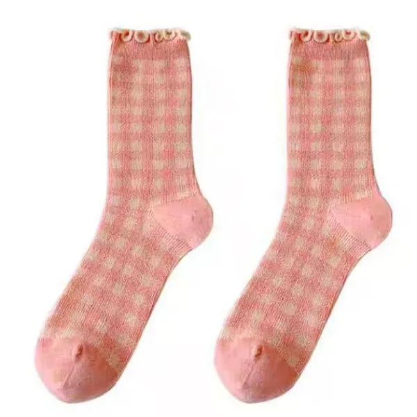 Socks*Boogzel Clothing Candy Fairy Plaid Socks