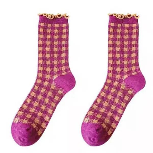 Socks*Boogzel Clothing Candy Fairy Plaid Socks