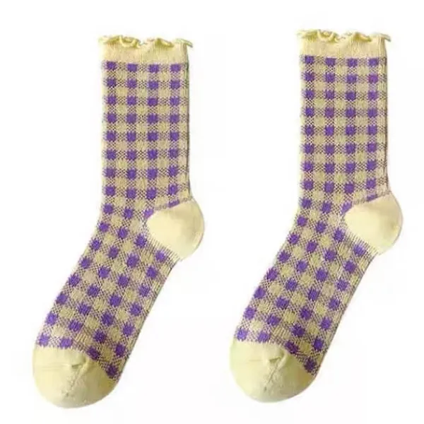 Socks*Boogzel Clothing Candy Fairy Plaid Socks