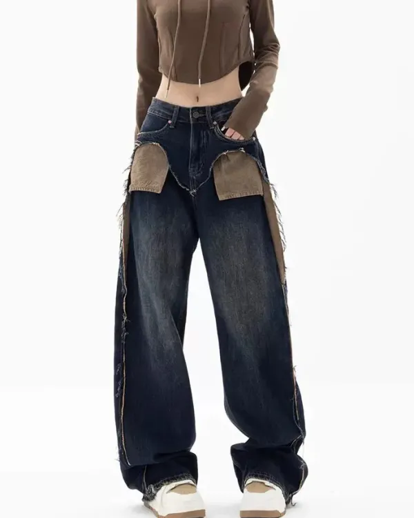 Jeans*Boogzel Clothing Canyon Town Cowboy Jeans Blue