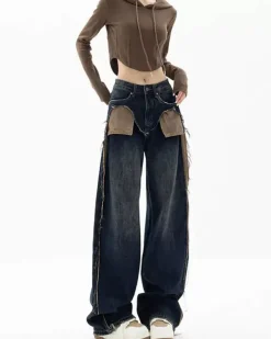 Jeans*Boogzel Clothing Canyon Town Cowboy Jeans Blue