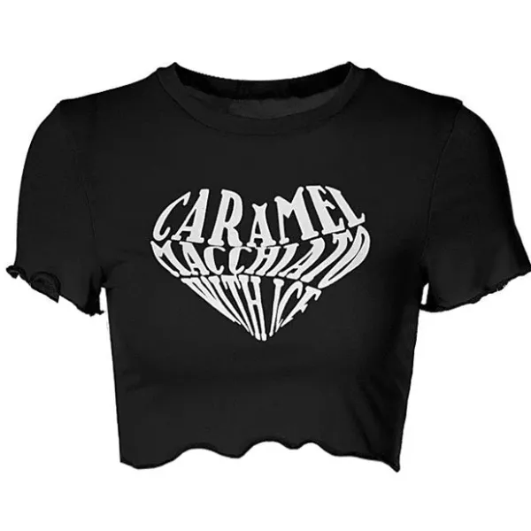 Crop Tops*Boogzel Clothing Caramel Macchiato Crop Top