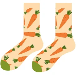 Socks*Boogzel Clothing Carrots Print Socks