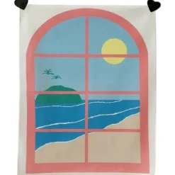 Posters / Tapestry*Boogzel Clothing Cartoon Window Indie Wall Tapestry