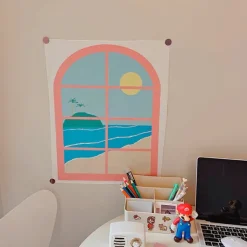 Posters / Tapestry*Boogzel Clothing Cartoon Window Indie Wall Tapestry