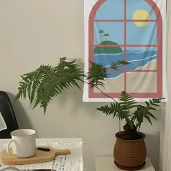 Posters / Tapestry*Boogzel Clothing Cartoon Window Indie Wall Tapestry