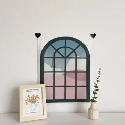 Posters / Tapestry*Boogzel Clothing Cartoon Window Indie Wall Tapestry