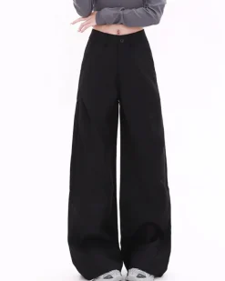 Pants & Trousers*Boogzel Clothing Casual Friday Wide-Leg Pants Black