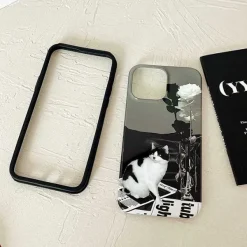 Iphone Cases*Boogzel Clothing Cat Rose iPhone Case