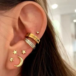 Earrings*Boogzel Clothing Celestial Aesthetic Earring Set Gold