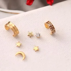 Earrings*Boogzel Clothing Celestial Aesthetic Earring Set Gold