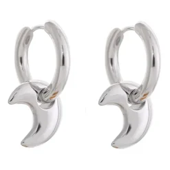 Earrings*Boogzel Clothing Celestial Moon Drop Hoops Earrings