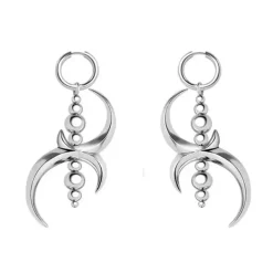 Earrings*Boogzel Clothing Celestial Orbit Dangle Earrings Silver