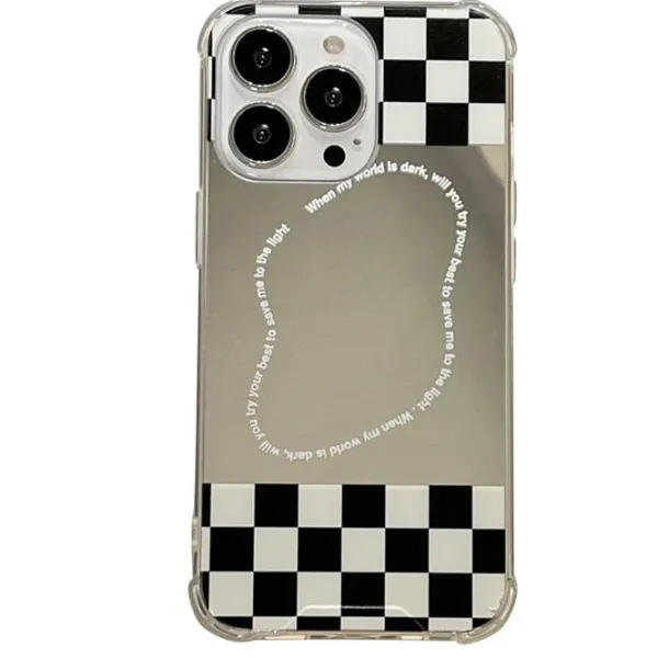 Iphone Cases*Boogzel Clothing Checkerboard Mirror iPhone Case