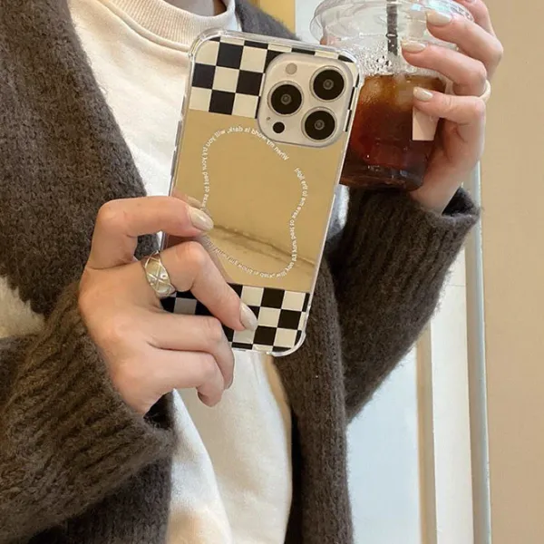 Iphone Cases*Boogzel Clothing Checkerboard Mirror iPhone Case