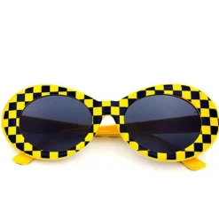 Sunglasses*Boogzel Clothing Checkered Cobain Sunglasses