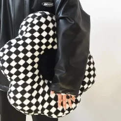 Aesthetic Bedroom|Aesthetic Room Decor*Boogzel Clothing Checkered Flower Pillow