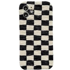 Iphone Cases*Boogzel Clothing Checkered Fluffy iPhone Case