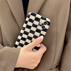 Iphone Cases*Boogzel Clothing Checkered Fluffy iPhone Case