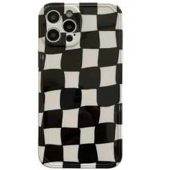 Iphone Cases*Boogzel Clothing Checkered iPhone Case Black/white