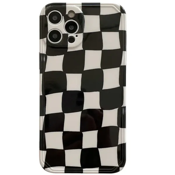 Iphone Cases*Boogzel Clothing Checkered iPhone Case Black/white