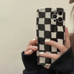 Iphone Cases*Boogzel Clothing Checkered iPhone Case Black/white