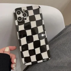 Iphone Cases*Boogzel Clothing Checkered iPhone Case Black/white