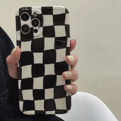 Iphone Cases*Boogzel Clothing Checkered iPhone Case Black/white