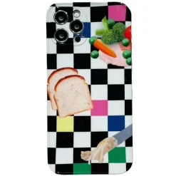 Iphone Cases*Boogzel Clothing Checkered Toast iPhone Case