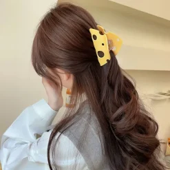 Hair Accessories*Boogzel Clothing Cheese Hair Claw Clip Yellow