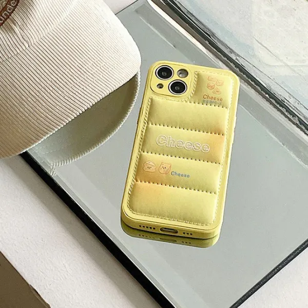 Iphone Cases*Boogzel Clothing Cheese Puffer iPhone Case Yellow