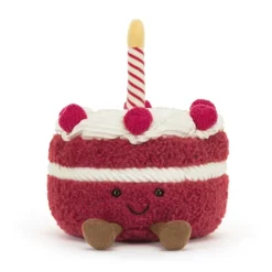 Aesthetic Room Decor*Jellycat Cheri Cake Plush Toy Red