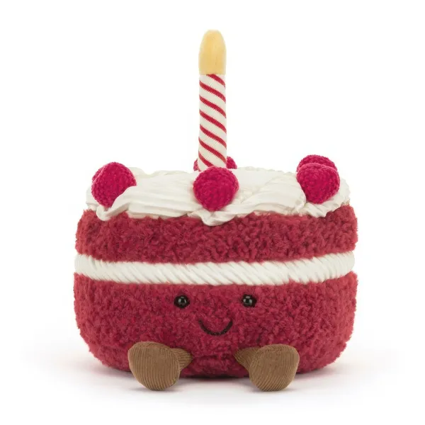 Aesthetic Room Decor*Jellycat Cheri Cake Plush Toy Red