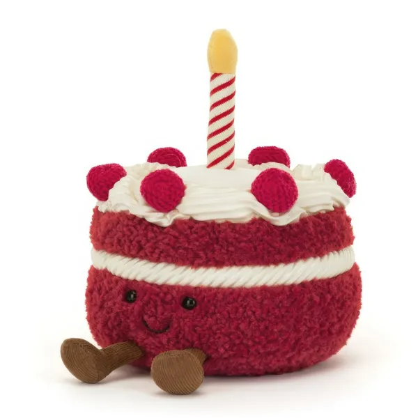 Aesthetic Room Decor*Jellycat Cheri Cake Plush Toy Red