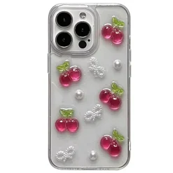 Iphone Cases*Boogzel Clothing Cherries & Bows iPhone Case Clear