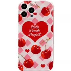 Iphone Cases*Boogzel Clothing Cherry Beaded iPhone Case Pink