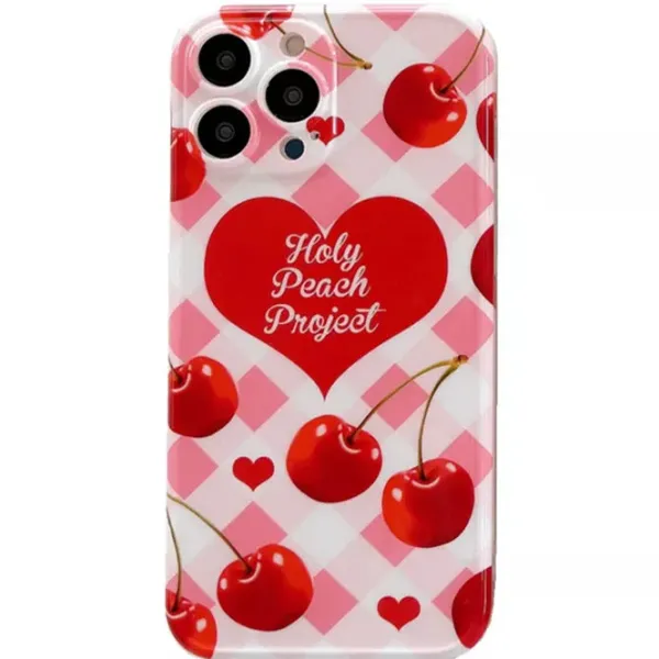 Iphone Cases*Boogzel Clothing Cherry Beaded iPhone Case Pink