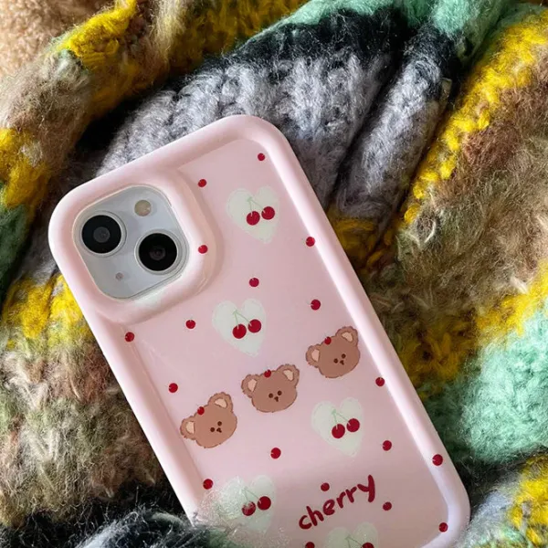 Iphone Cases*Boogzel Clothing Cherry Bear iPhone Case Pink