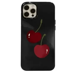 Iphone Cases*Boogzel Clothing Cherry Black iPhone Case Black/red