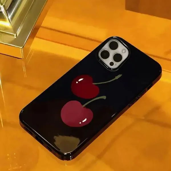 Iphone Cases*Boogzel Clothing Cherry Black iPhone Case Black/red