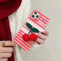 Iphone Cases*Boogzel Clothing Cherry Crochet iPhone Case