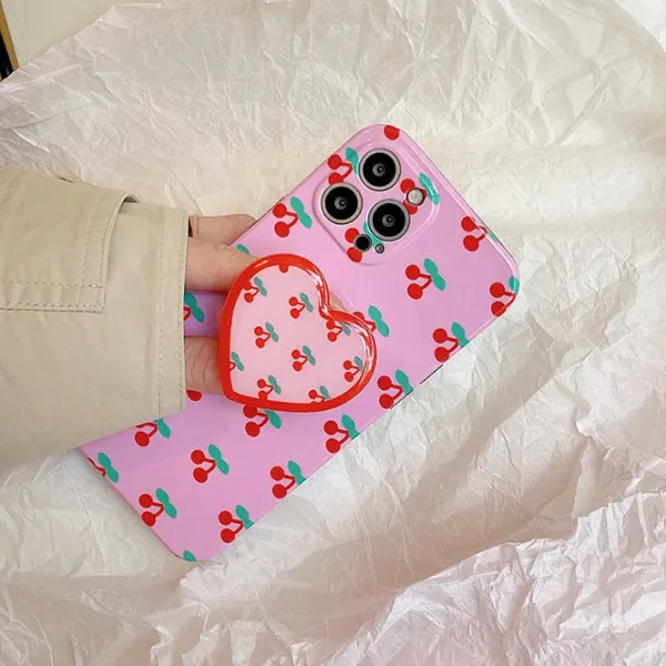 Iphone Cases*Boogzel Clothing Cherry iPhone Case Pink