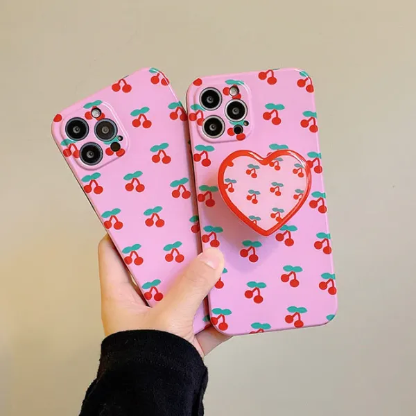 Iphone Cases*Boogzel Clothing Cherry iPhone Case Pink