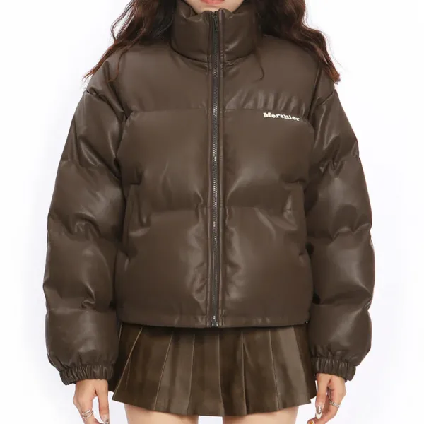 Coats & Jackets*Boogzel Clothing Chocolate Puffer Jacket Brown