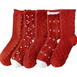 Socks*Boogzel Clothing Christmas Red Socks