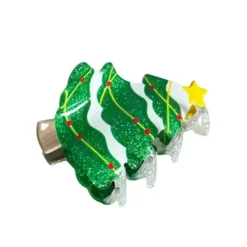 Hair Accessories*Boogzel Clothing Christmas Tree Hair Claw Green