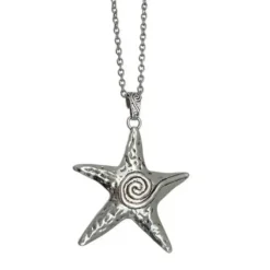 Necklaces & Chokers*Boogzel Clothing Chunky Starfish Pendant Necklace Silver
