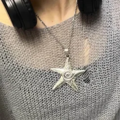 Necklaces & Chokers*Boogzel Clothing Chunky Starfish Pendant Necklace Silver