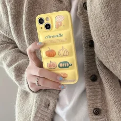 Iphone Cases*Boogzel Clothing Citrouille IPhone Case Yellow