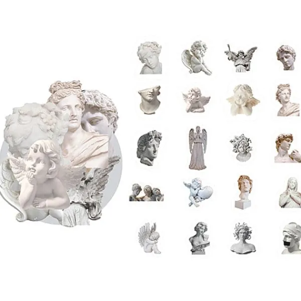 Aesthetic Room Decor*Boogzel Clothing Classical Art 40 pcs Sticker Pack